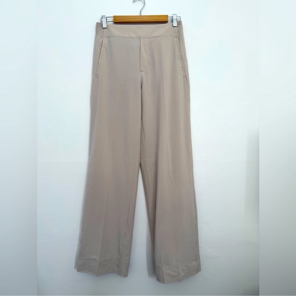 ATHLETA Brooklyn Heights High Rise Pull-On Wide Trouser Pants {658449} Size 4 - Picture 2 of 9